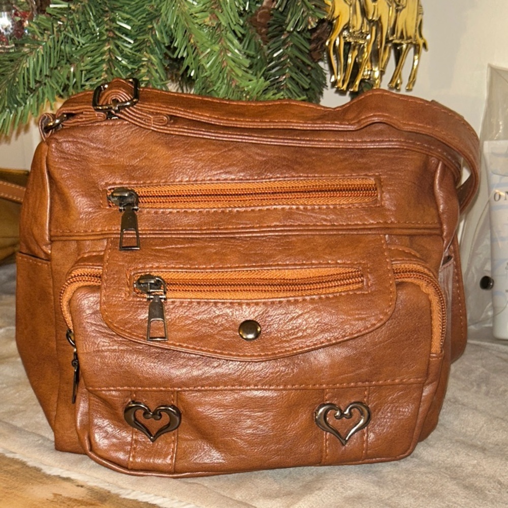 Source Unknown Brown Crossbody Bag